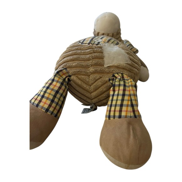 Jellycat 9" Cordy Roy Puppy Dog Brown Patchwork Plaid Stuffed Small Plush - Picture 5 of 8